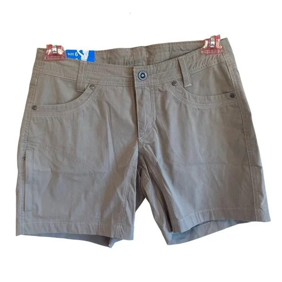 NWT Kuhl Women's 6 Splash Shorts 5.5 Beige MSRP$65 - Picture 2 of 11